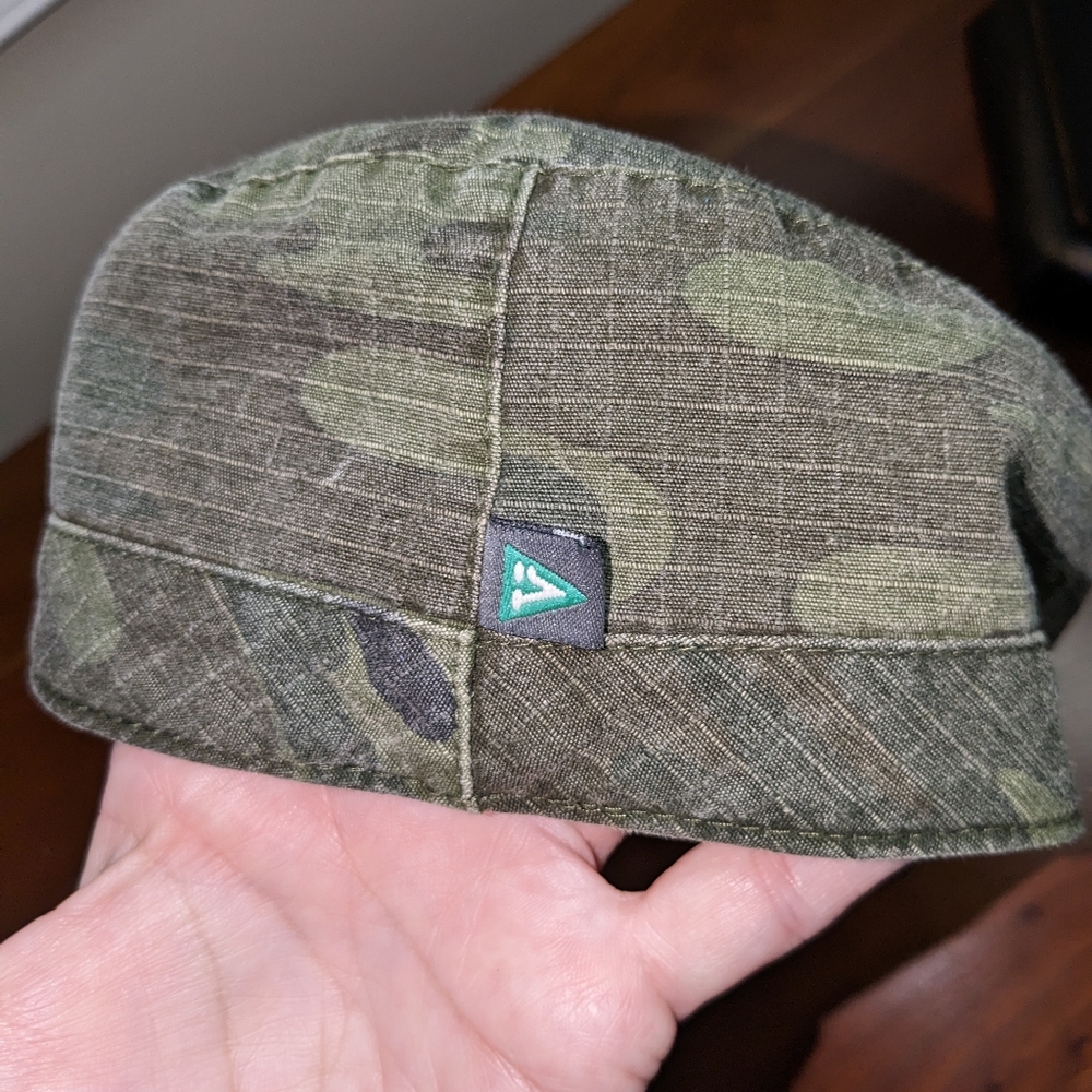 Military cadet Camo Cap Ladies Medium 100% Cotton EUC - Picture 5 of 6